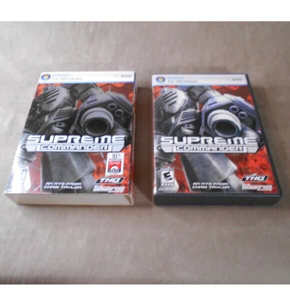 Supreme Commander PC Game For Windows PC DVD 2007 w/Map & Manual - Picture 2 of 7